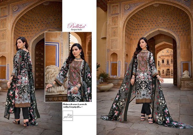 Riwayat 947 By Belliza Designer Viscose Rayon Printed Dress Material Wholesale Online
